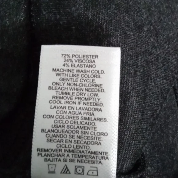 Ellen Tracy Dark Charcoal Grey Pencil Skirt - Women's Size Medium - Picture 7 of 7